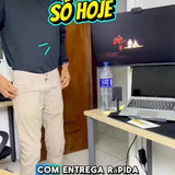 Kit 2 Calças Sarja Bege Masculina Clássico Basico Atemporal Que Combina Com Tudo