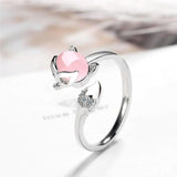 Anel Ajustável de Prata 925 Charm