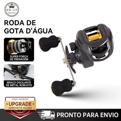 240kg Max Molinete De Pesca Com Marine Sports Pitching 7,2 : 1 Alta Carretilha De Pesca Mulinete Superfacilita 