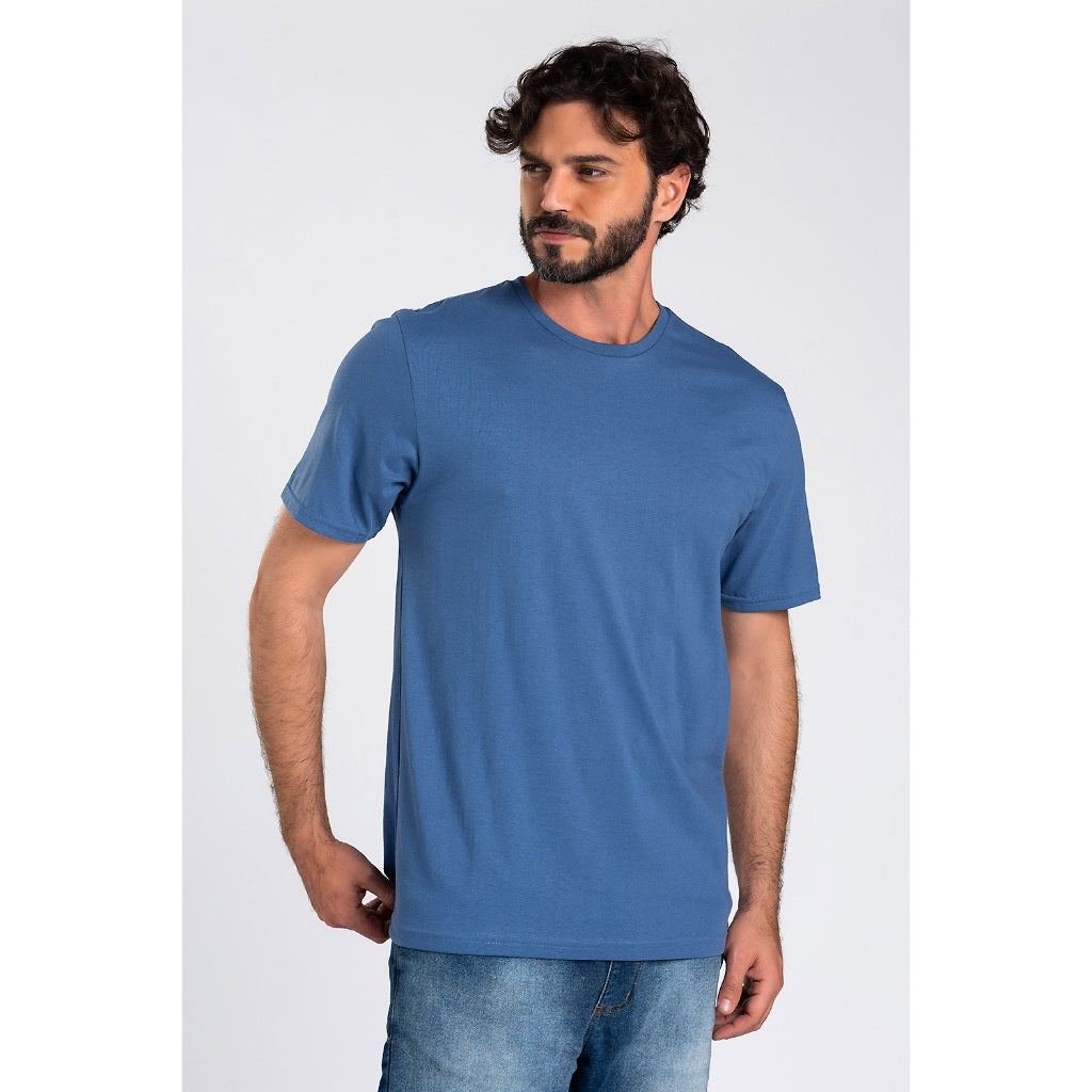 Camiseta Básica Masculina 100% Algodão