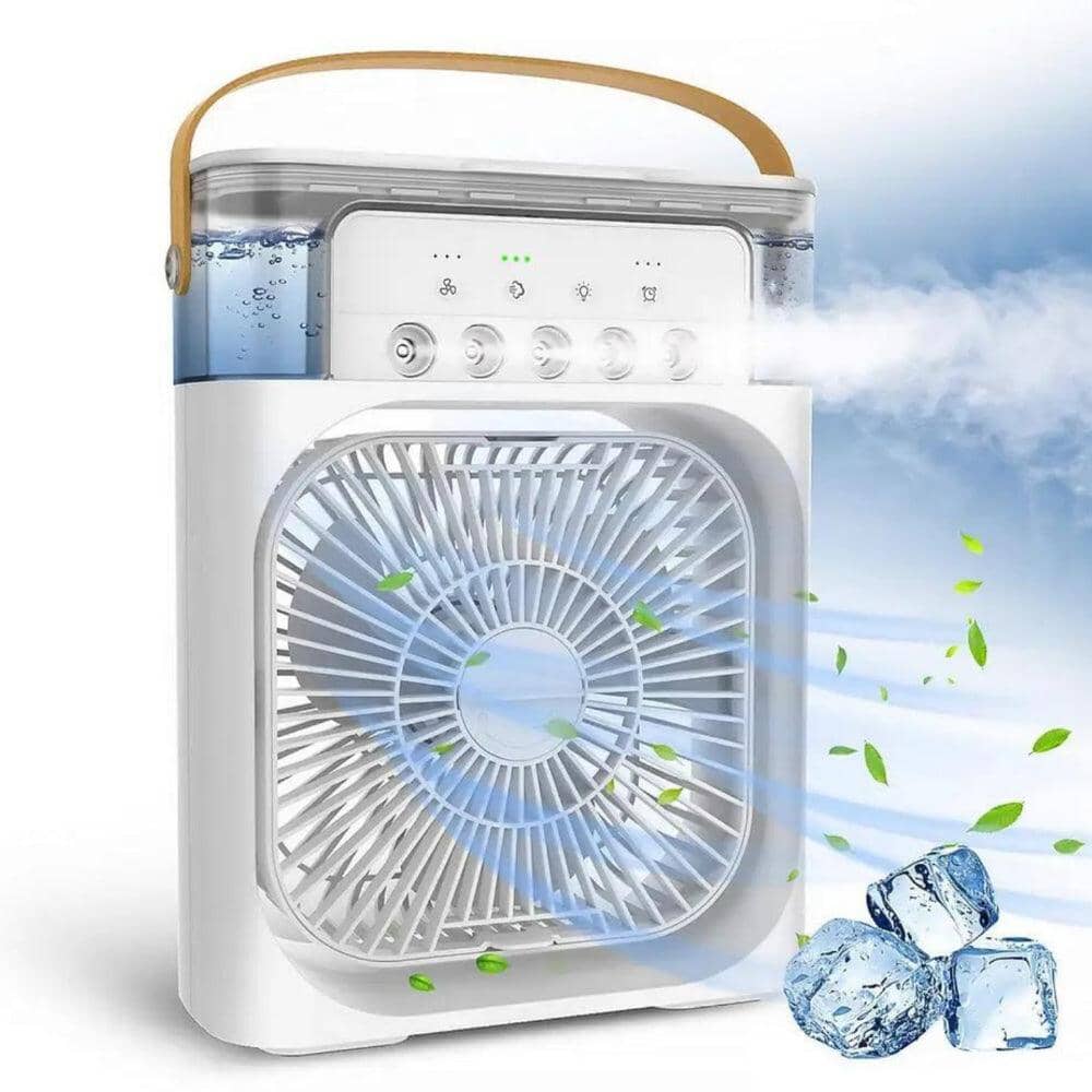 Ar Portátil Mini Humidificador FrezeAir 493 - Mini Ar Condicionado 02 Superfacilita 