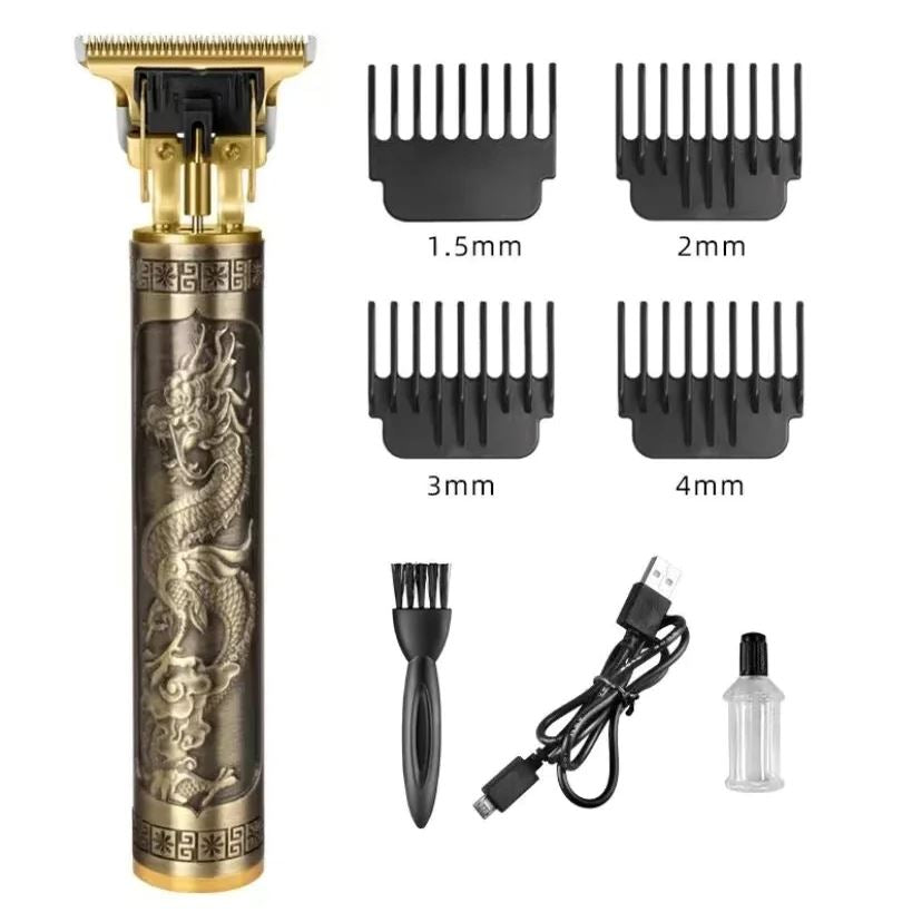 Barbeador Profissional de Barba e Cabelo Perfect Barber Barbeador Elétrico 01 Superfacilita Dragão 