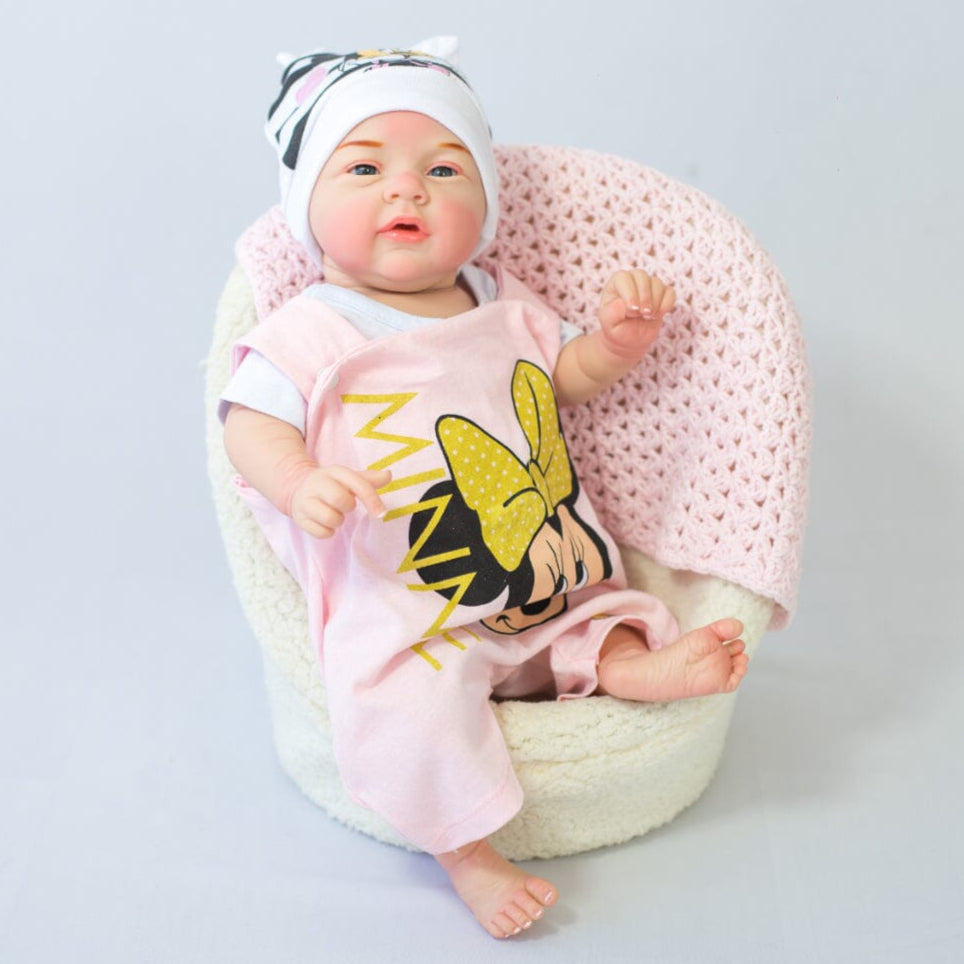 Bebê Reborn Boneca Realista Menina Mary Silicone Pode Dar Banho Original Envio Imediato Superfacilita 