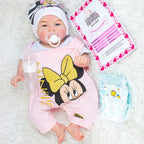 Bebê Reborn Boneca Realista Menina Mary Silicone Pode Dar Banho Original Envio Imediato Superfacilita 