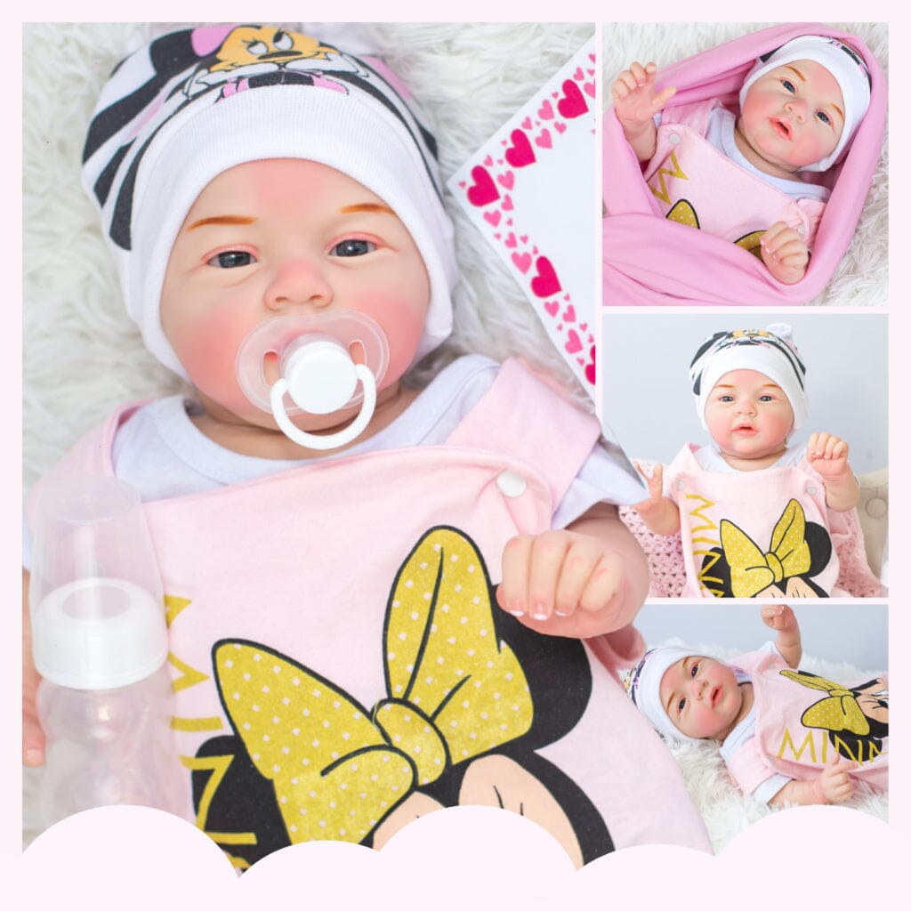 Bebê Reborn Boneca Realista Menina Mary Silicone Pode Dar Banho Original Envio Imediato Superfacilita 