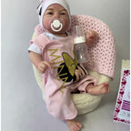 Bebê Reborn Boneca Realista Menina Mary Silicone Pode Dar Banho Original Envio Imediato Superfacilita 