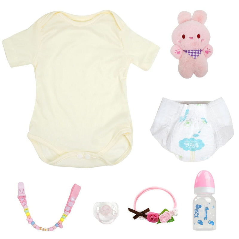 Bebê Reborn Boneca Silicone Pintado Menina Realista 48cm Original Olhos Castanhos Superfacilita 