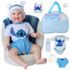 Bebê Reborn Menino Boneco Original Realista de Silicone Com Bolsa Maternidade Superfacilita 