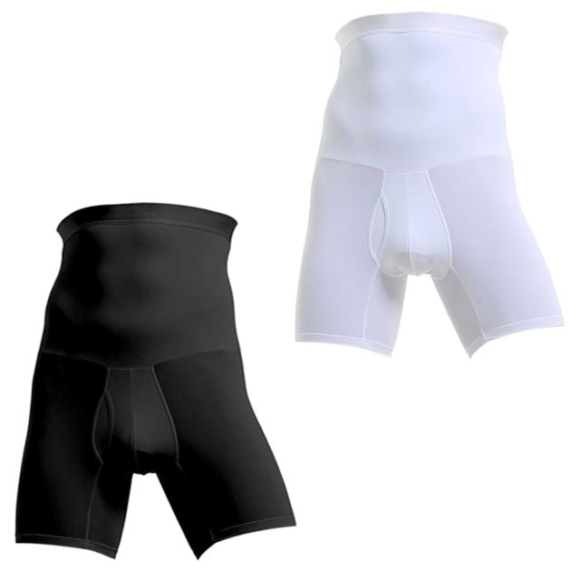 Bermuda Modela Men'Shaper™ = Kit com 2 Unidades = pmaxnucleo02bermuda Núcleo Shop Kit com 2 Bermudas Preta e Branca G - Peso de 81 á 95 (Kg) 