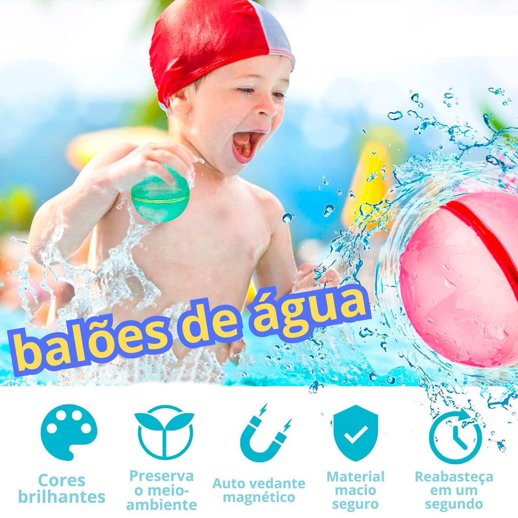 Bolas Reutilzáveis de Água BQD-72 Loja Pekenos 