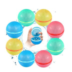 Bolas Reutilzáveis de Água BQD-72 Loja Pekenos 8 bolas 