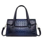 Bolsa Feminina de Couro Crocodile Fem - Bolsas - G1 - Bolsa F.C. Crocodile- M5 Superfacilita Azul 