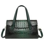 Bolsa Feminina de Couro Crocodile Fem - Bolsas - G1 - Bolsa F.C. Crocodile- M5 Superfacilita Verde 