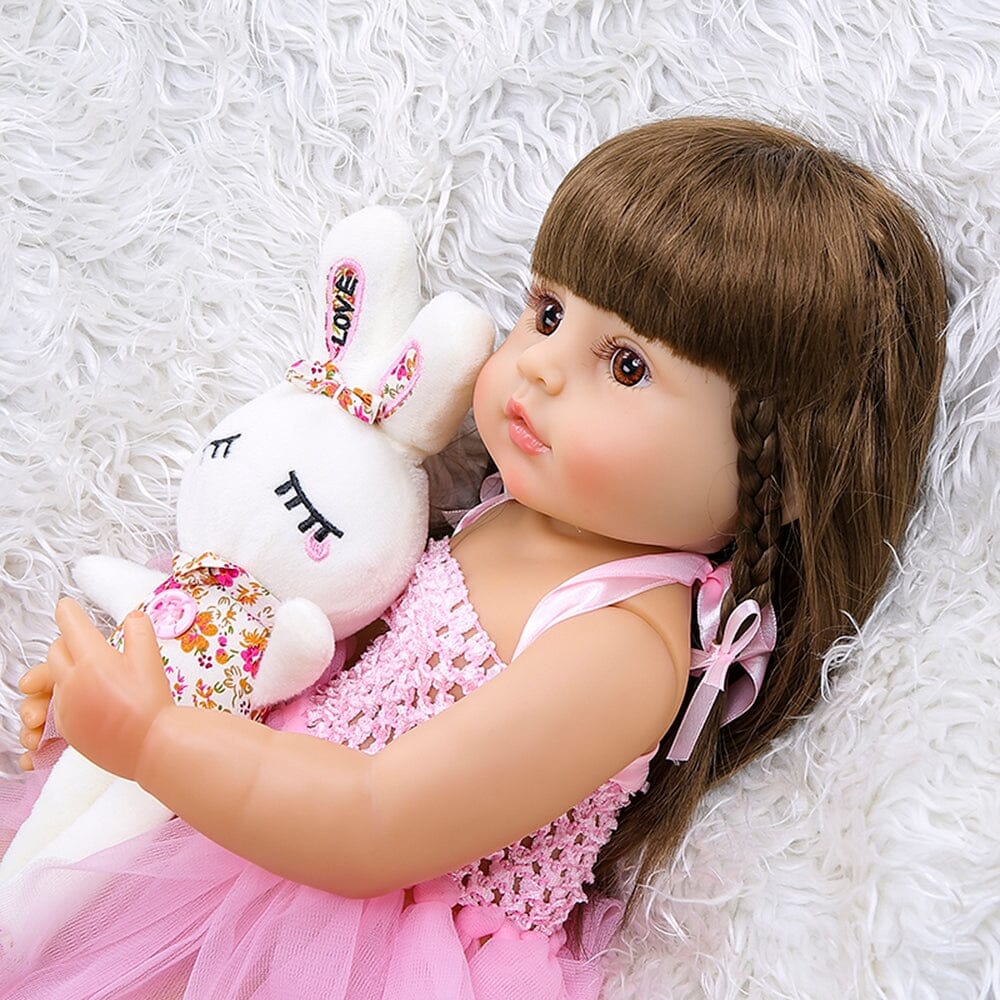 Boneca Bebê Reborn Princesa 55cm em Silicone Realista SH - Boneca Bebê Reborn Princesa 55cm em Silicone Realista Superfacilita 