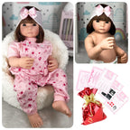 Boneca Bebê Reborn Realista Barata 100% Silicone Envio Imediato Superfacilita 