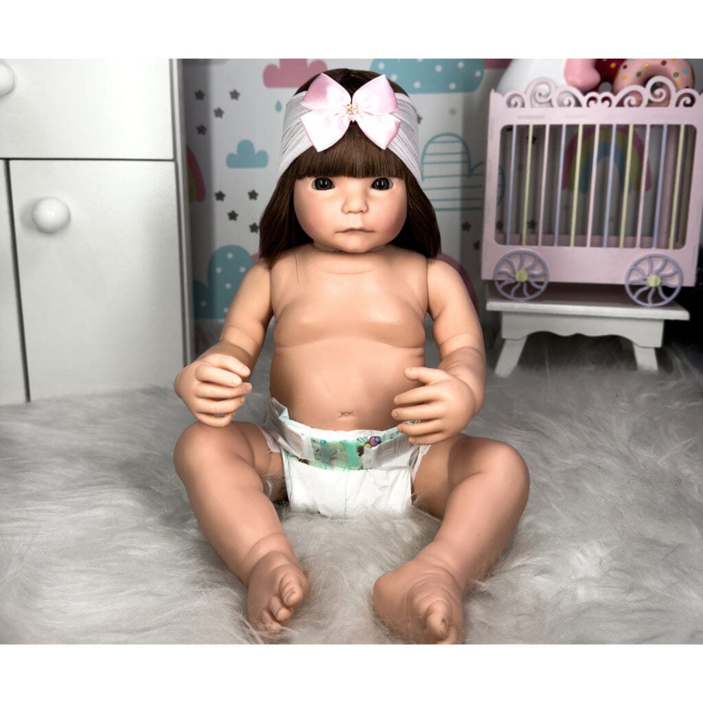 Boneca Bebê Reborn Realista Barata 100% Silicone Envio Imediato Superfacilita 