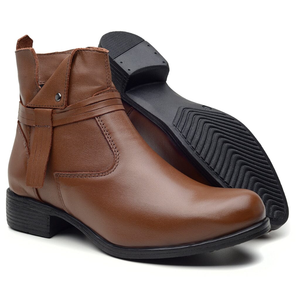 Bota Feminina Cano Curto em Couro Legítimo Coturno com Zíper – Conforto e Estilo para o Dia a Dia Bota Feminina Cano Curto em Couro Legítimo Coturno com Zíper – Conforto e Estilo para o Dia a Dia Superfacilita 