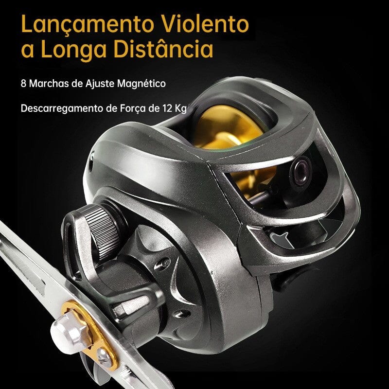 Carretilha De Pesca 7.2:1 Freio Magnético Carretilha Shimano De Pesca 7.2:1 Freio Magnético Superfacilita 