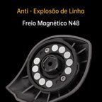 Carretilha De Pesca 7.2:1 Freio Magnético Carretilha Shimano De Pesca 7.2:1 Freio Magnético Superfacilita 