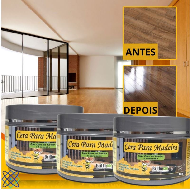 Cera Para Móveis de Madeira Beewax Cera de Polimento de Móveis Beewax Superfacilita 