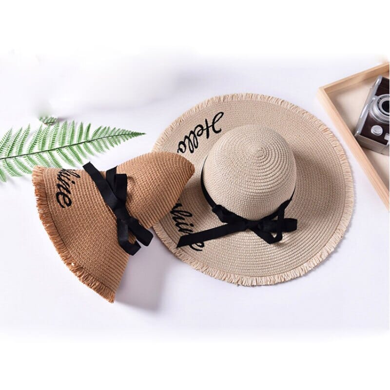 Chapéu de Palha Hello Sunshiny MP - Chapéu de Palha Hello Sunshiny Superfacilita 
