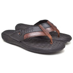 Chinelo Masculino Em Couro Legítimo Sandália Ortopédica Antistress Polo Star Five Superfacilita 