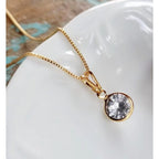 Colar Feminino Ponto de luz Folheado Banhada A Ouro 18K e Prata 925 497 - SH - Colar Feminino Ponto de luz Folheado Banhada A Ouro 18K e Prata 925 Superfacilita 