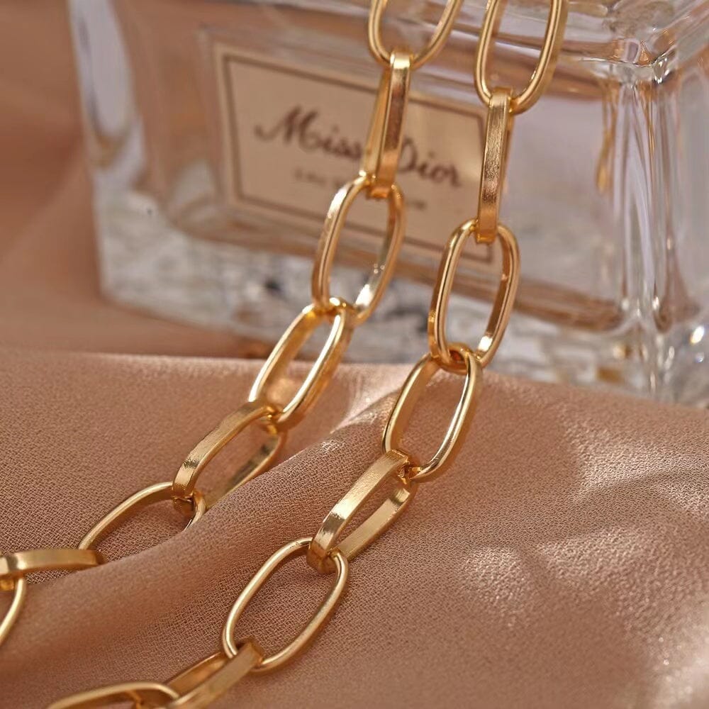 Colar Feminino Prata Dourado – Elegância e Estilo SH - Colar Feminino Prata Dourado – Elegância e Estilo Minimalista Superfacilita 
