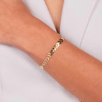 Conjunto Colar Choker e Pulseira Escama de Peixe Banhado A Ouro 18K SH - 499 - Conjunto Colar Choker e Pulseira Escama de Peixe Banhado A Ouro 18K Superfacilita 