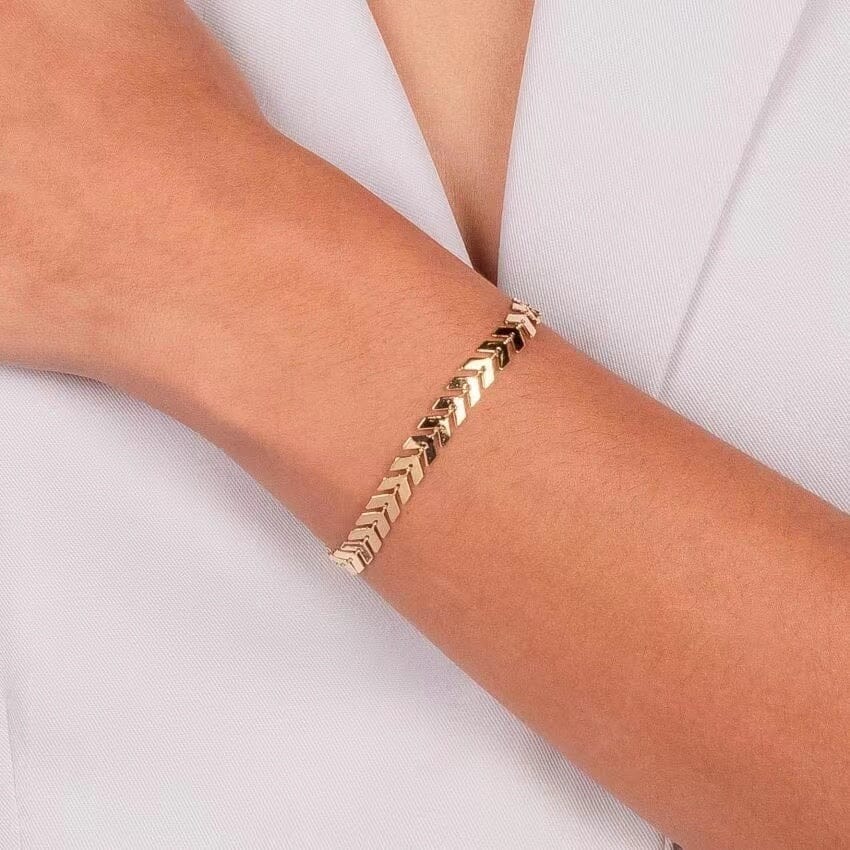 Conjunto Colar Choker e Pulseira Escama de Peixe Banhado A Ouro 18K SH - 499 - Conjunto Colar Choker e Pulseira Escama de Peixe Banhado A Ouro 18K Superfacilita 