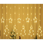 Cortina de LED Pisca-Pisca Cascata - Modelos Exclusivos Cortina de LED Pisca-Pisca Cascata - Modelos Exclusivos e Econômicos Superfacilita Árvore de Natal 110v 