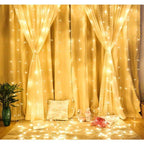 Cortina de Luz LED Mágica - 300 Leds & 8 Modos Cortina de Luz LED Mágica - 300 Leds & 8 Modos Superfacilita 