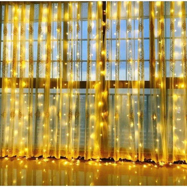 Cortina de Luz LED Mágica - 300 Leds & 8 Modos Cortina de Luz LED Mágica - 300 Leds & 8 Modos Superfacilita 