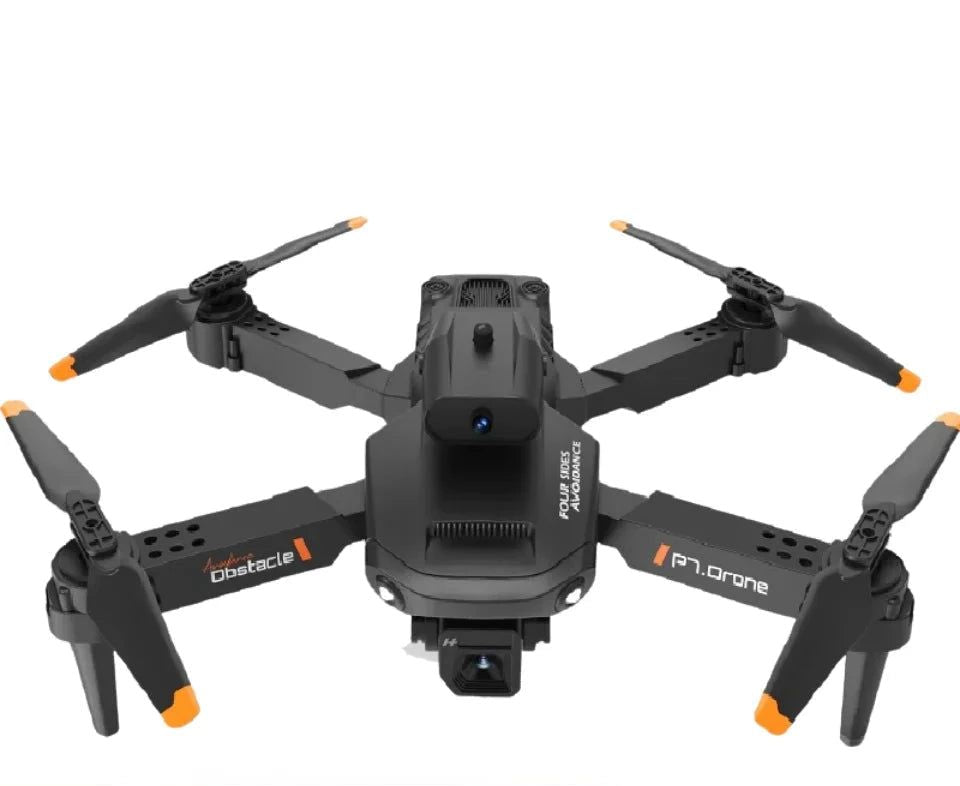 Drone 8K Pro com Sensor Anti-Obstáculos, Câmera Dual HD Drone P7 Pro 8K com Sensor Anti-Obstáculos, Câmera Dual HD e Alcance de 250m Superfacilita 