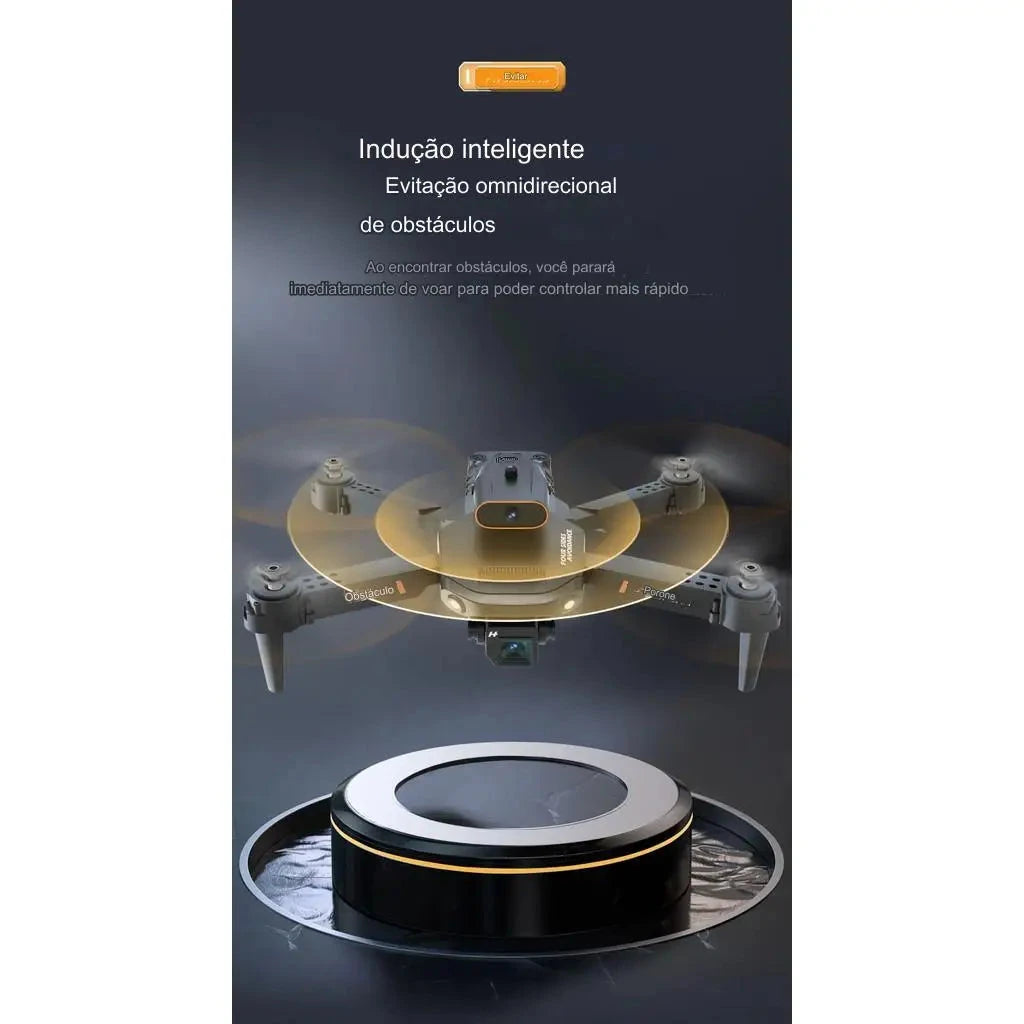 Drone P7 Pro 8K com Sensor Anti-Obstáculos, Câmera Dual HD e Alcance de 250m Drone P7 Pro 8K com Sensor Anti-Obstáculos, Câmera Dual HD e Alcance de 250m Superfacilita 