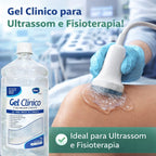 Gel Condutor RMC para HIFU, Radiofrequência (RF) e EMS – Contato Ultrassom, TENS e FES HIFU 1kg Incolor Gel Condutor RMC 1kg Incolor para HIFU Superfacilita 