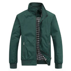 Jaqueta Bomber Masculina Slim Casual - Conforto Premium Jaqueta d face Superfacilita P Verde 