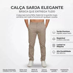 Kit 2 Calças Sarja Bege Masculina Clássico Basico Atemporal Que Combina Com Tudo Superfacilita 
