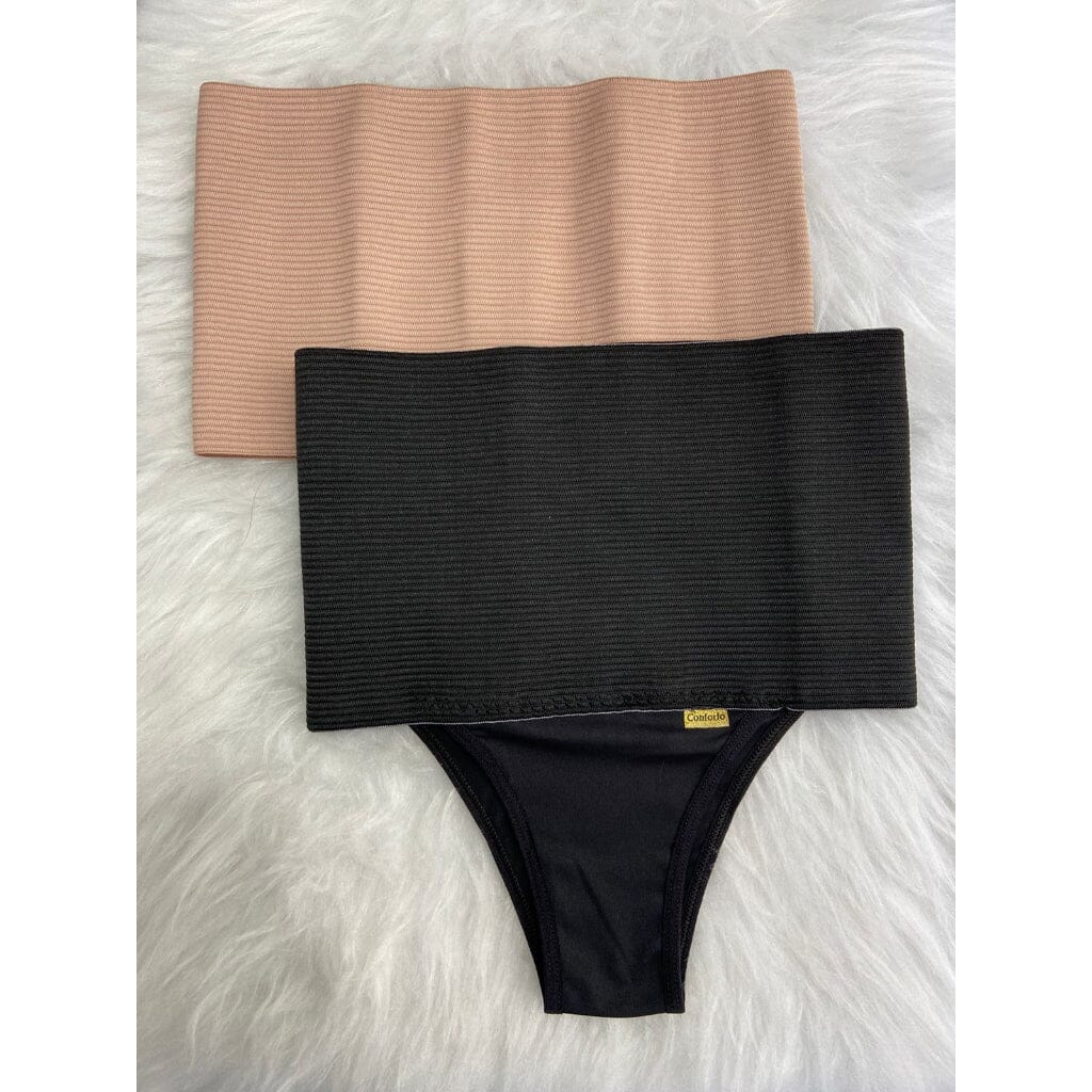Kit 2 Calcinhas Modeladoras MAXFIRME Cós Alto Ajuste Confortável Kit 2 Calcinhas Modeladoras MAXFIRME Cós Alto com Ajuste Confortável Superfacilita 
