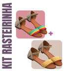 Kit 2 Rasteirinha Alpes Sandália Feminina SH-04 - Kit 2 Rasteirinha Alpes Sandália Feminina Superfacilita 