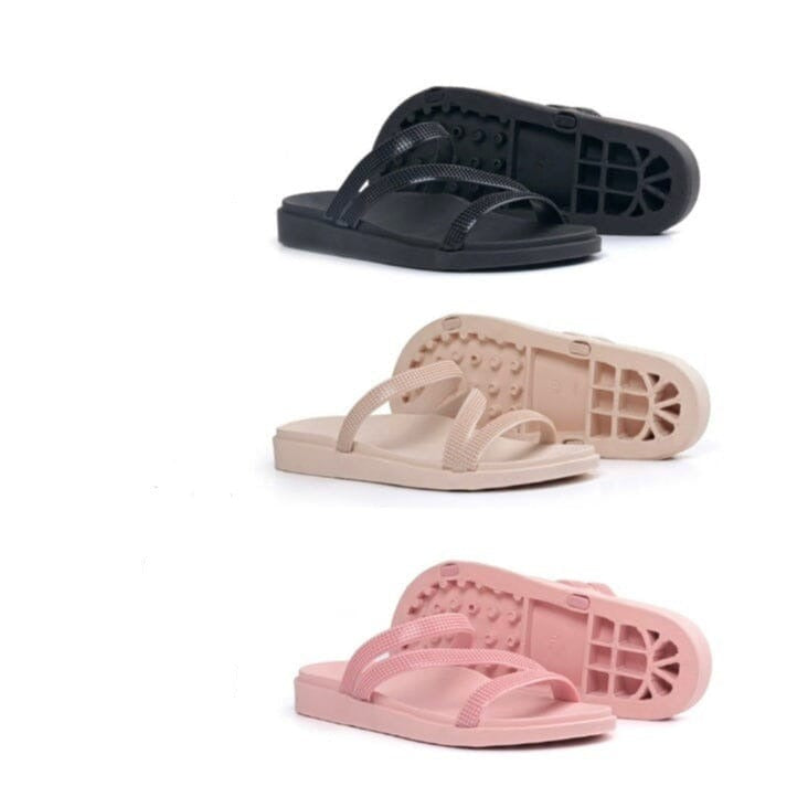 Kit 3 Pares Papete Birken Feminina Conforto SH-09 - Kit 3 Pares Papete Birken Feminina Conforto Superfacilita PRETO/BEGE/ROSE 33/34 