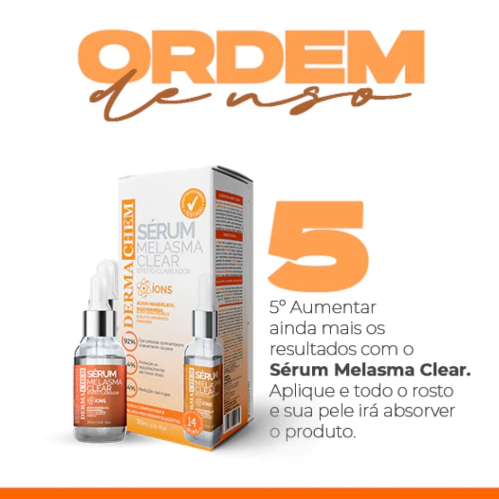 Kit Skincare Clareador e Anti-idade com Vitamina C - DermaVitC Kit Skincare Clareador e Anti-idade com Vitamina C - DermaVitC Superfacilita 