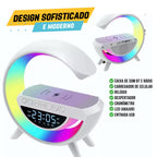 Luminária De Mesa Inteligente Com Carregador e Caixa de Som G-Speaker 538 - SH - Luminária G-Speaker Superfacilita 