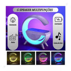 Luminária De Mesa Inteligente Com Carregador e Caixa de Som G-Speaker 538 - SH - Luminária G-Speaker Superfacilita 
