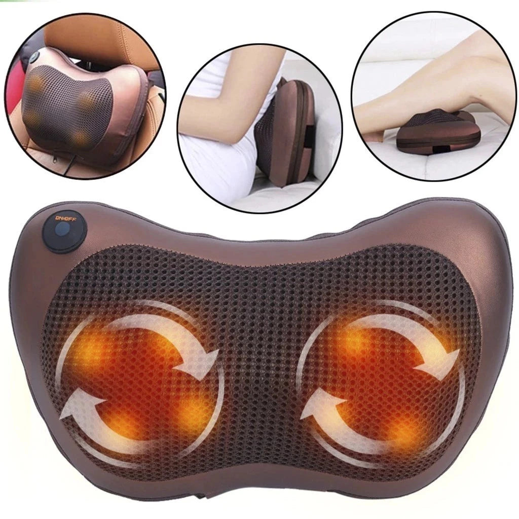 Massageador Shiatsu Profissional com Aquecimento - Pescoço, Costas e Lombar Massageador Shiatsu Profissional com Aquecimento Superfacilita 