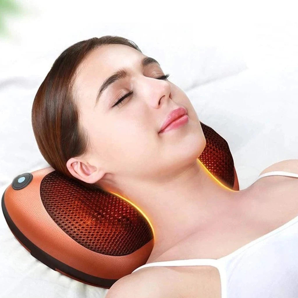 Massageador Shiatsu Profissional com Aquecimento - Pescoço, Costas e Lombar Massageador Shiatsu Profissional com Aquecimento Superfacilita 