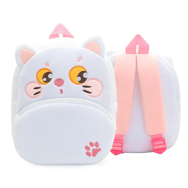 Mochila Anime Zoo Kids Kids - Mochila Anime Zoo Kids Superfacilita Gato branco 