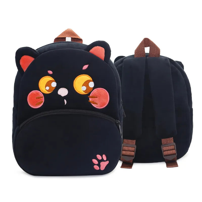 Mochila Anime Zoo Kids Kids - Mochila Anime Zoo Kids Superfacilita Gato preto 