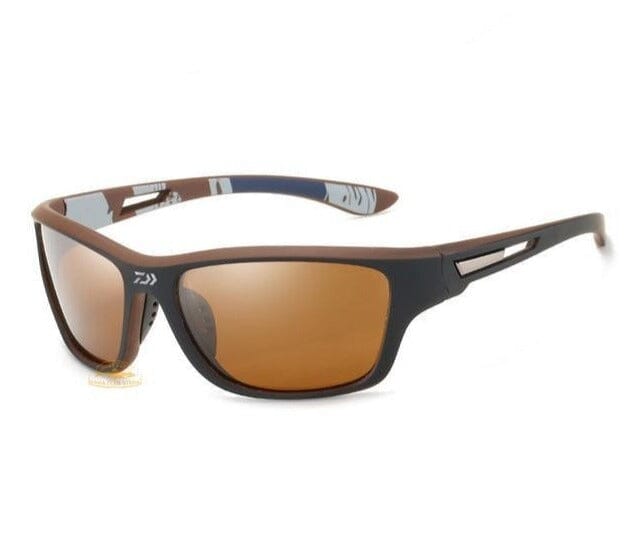 Óculos de Pesca Polarizado - DAIWA PROVISOR - UV 400 Óculos de Pesca Polarizado - DAIWA PROVISOR Superfacilita Marrom 