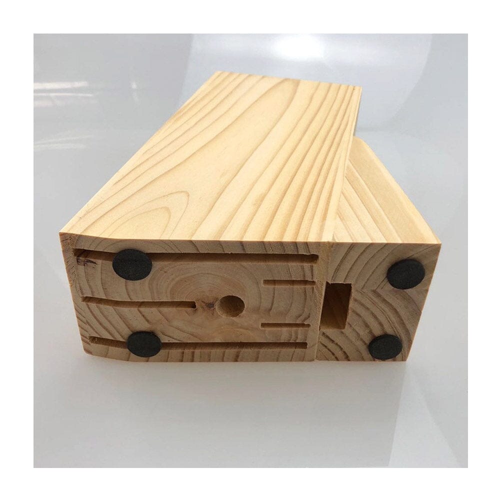 Organizador de Facas de Bambu com Design Compacto e Versátil Organizador de Facas de Bambu Superfacilita 